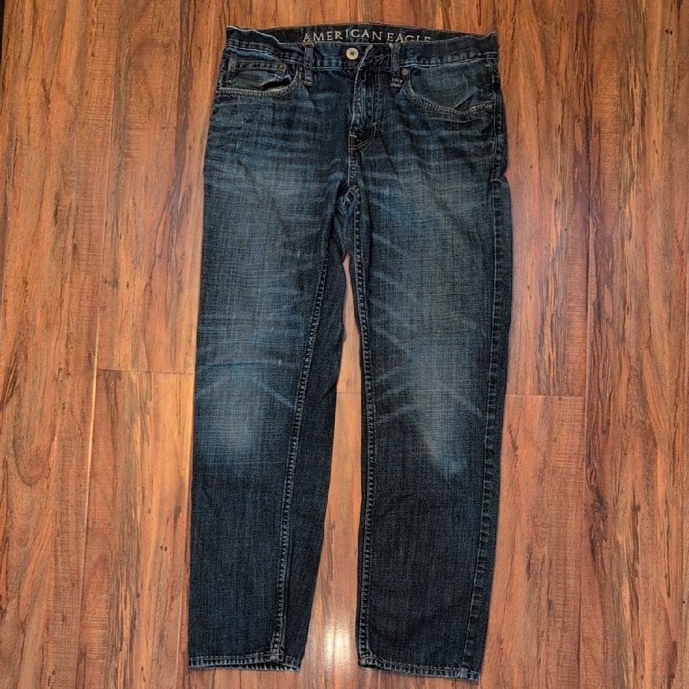 32x30 American Eagle Outfitters Blue Straight Jeans